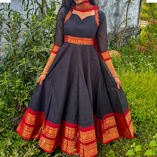 Diya Cotton Maxi with Dupatta